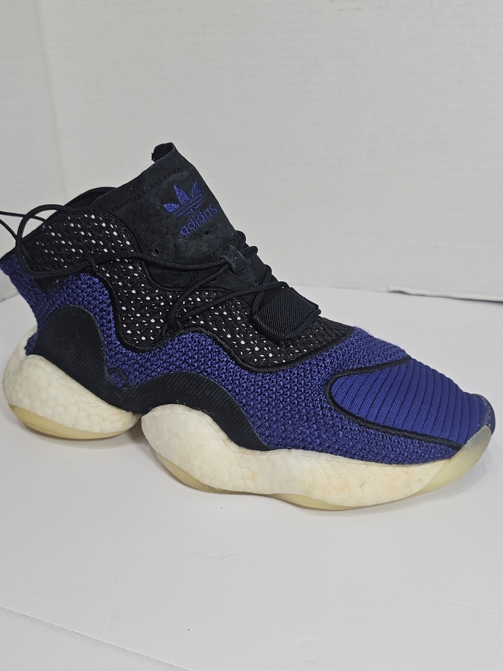 Adidas Crazy BYW LVL1 Regal Blue Black B37550 Men’s Size 7 Boost Basketball RARE
